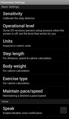 Walk Pedometer - Step Log android App screenshot 0